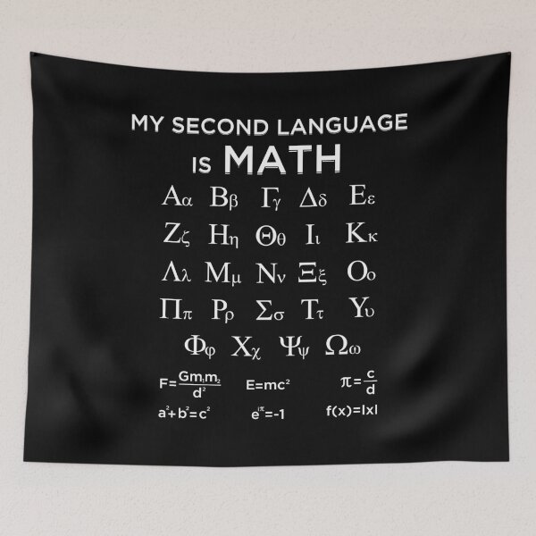 Item preview, My Second Language Is Math Funny Mathematician graphic designed and sold by jakehughes2015.