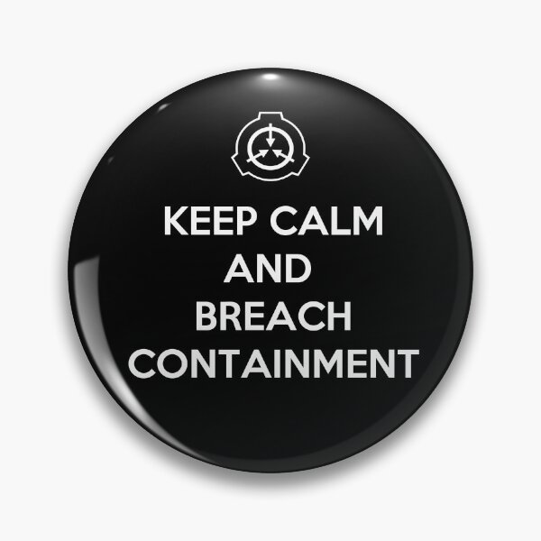 Item preview, Keep Calm and Breach Containment (Black) designed and sold by Omnavis.