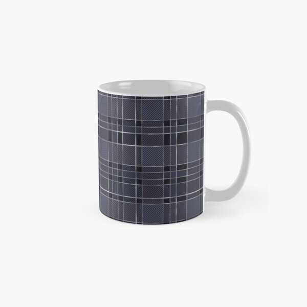 Gray Plaid Classic Mug