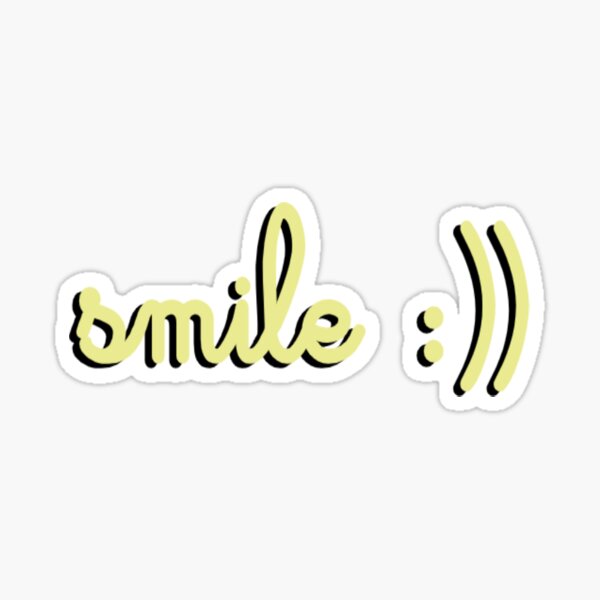 Smiley face water bottle  Sticker for Sale by lexivarga