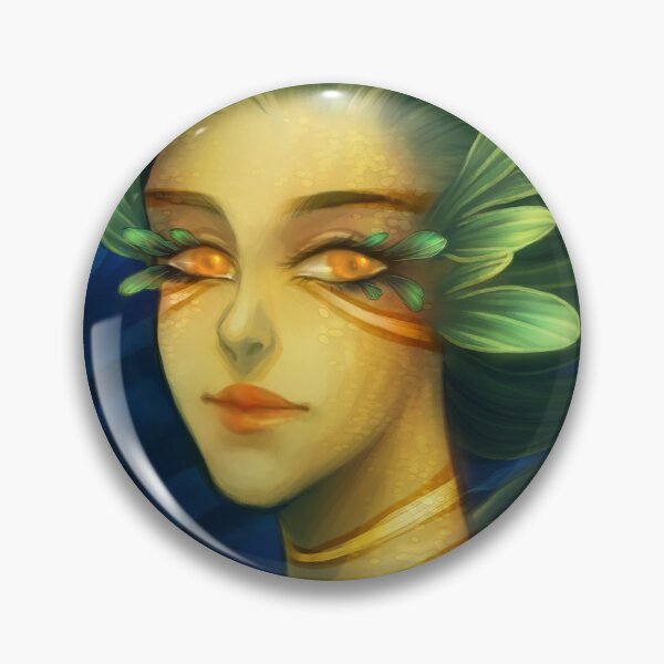 Item preview, Seadragon Mermaid Portrait designed and sold by dawnshue.