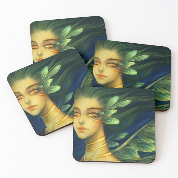 Item preview, Seadragon Mermaid Portrait designed and sold by dawnshue.