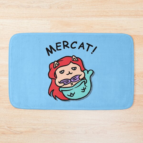 Item preview, Mercat Kawaii Kitty Mermaid designed and sold by therealsadpanda.