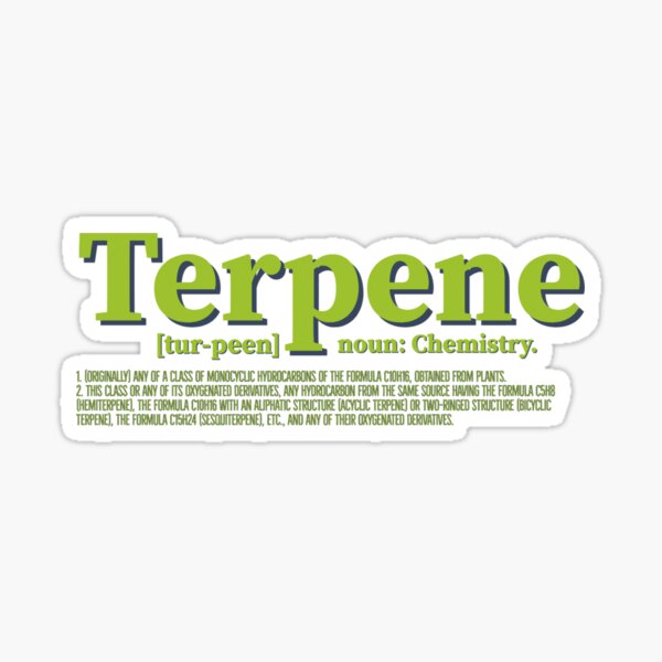 Terpene definition Sticker