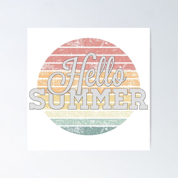 Item preview, Hello summer designed and sold by Catsloversdotme.