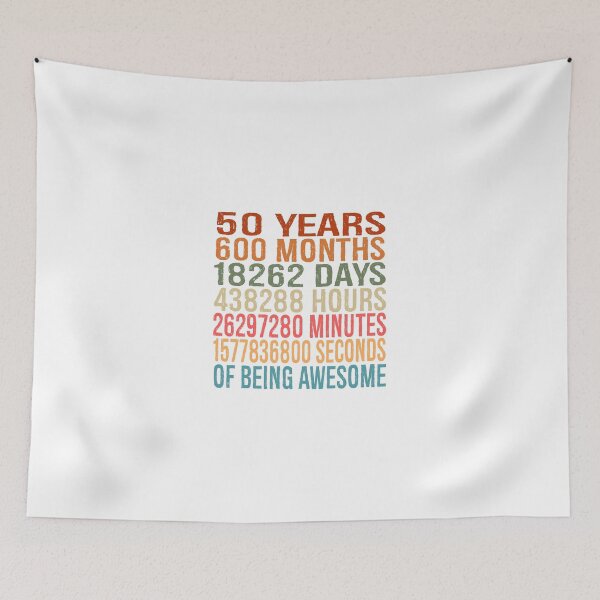 Artikelvorschau, Perfect Gift For The 50th Birthday, In Time Units entworfen und verkauft von TeeHome.