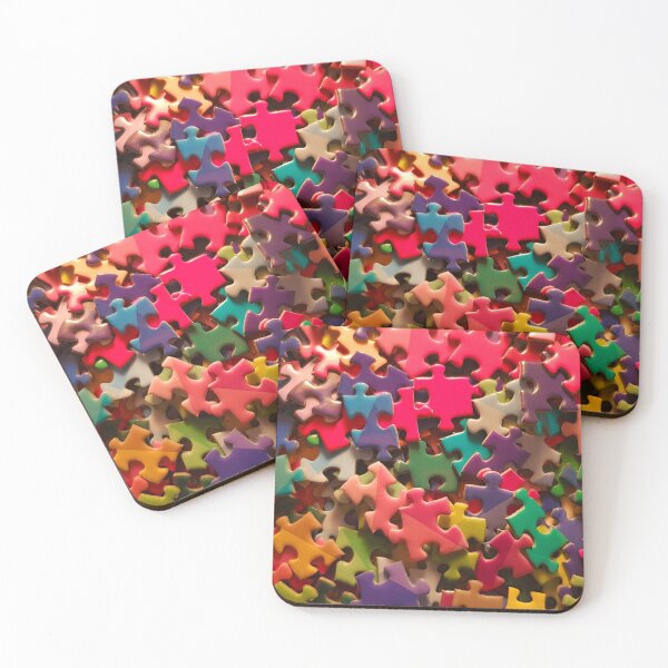 Item preview, Colourful Puzzle Pieces designed and sold by JustAnEffigy.