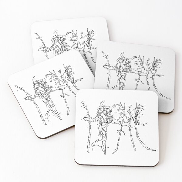 Item preview, Rosemary line artwork drawing, whimisical modern designed and sold by EarthyPlanty.