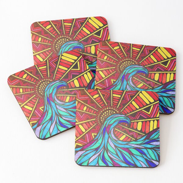 Item preview, Wavy Sunset designed and sold by Violetsdesigns.