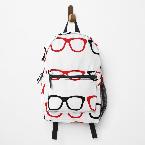 Item preview, Black and Red Nerd Glasses designed and sold by GeekyGirlsGarb.