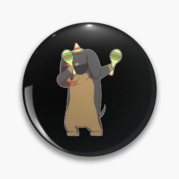 Item preview, Dabbing Dachshund Dog In Sombrero With Maracas designed and sold by fatamyfan1.