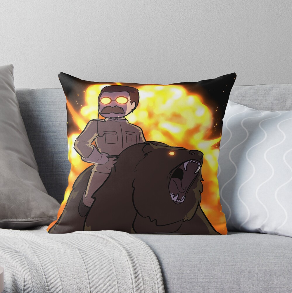 teddy throw pillow