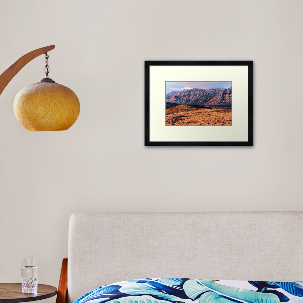 The Other Side of Las Vegas Framed Art Print