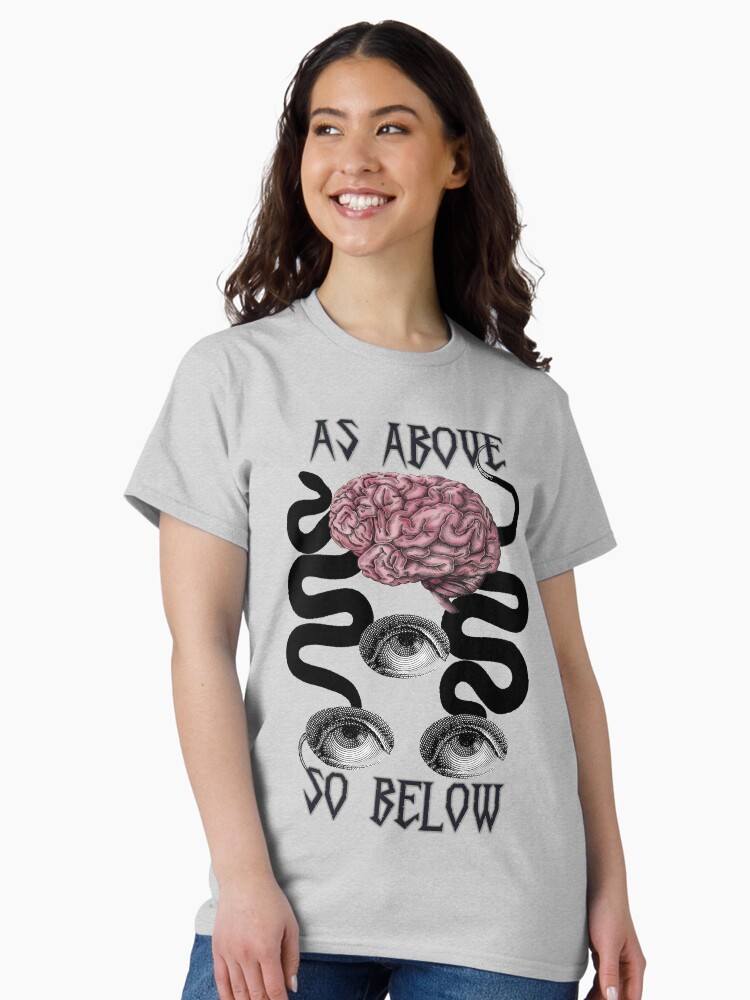 Thumbnail 2 of 7, Classic T-Shirt, The Hermetic Vision designed and sold by Vesperalia.