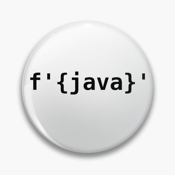 Item preview, Python > Java f-strings designed and sold by EncodedShirts.