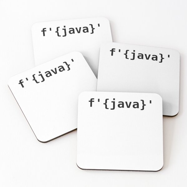 Item preview, Python > Java f-strings designed and sold by EncodedShirts.