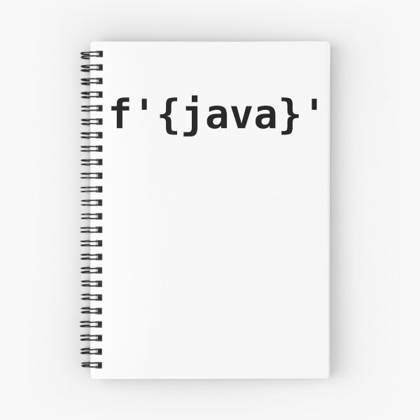 Item preview, Python > Java f-strings designed and sold by EncodedShirts.