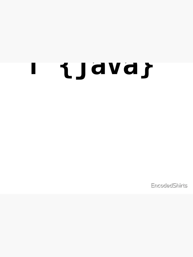 Thumbnail 3 of 3, Journal, Python > Java f-strings designed and sold by EncodedShirts.