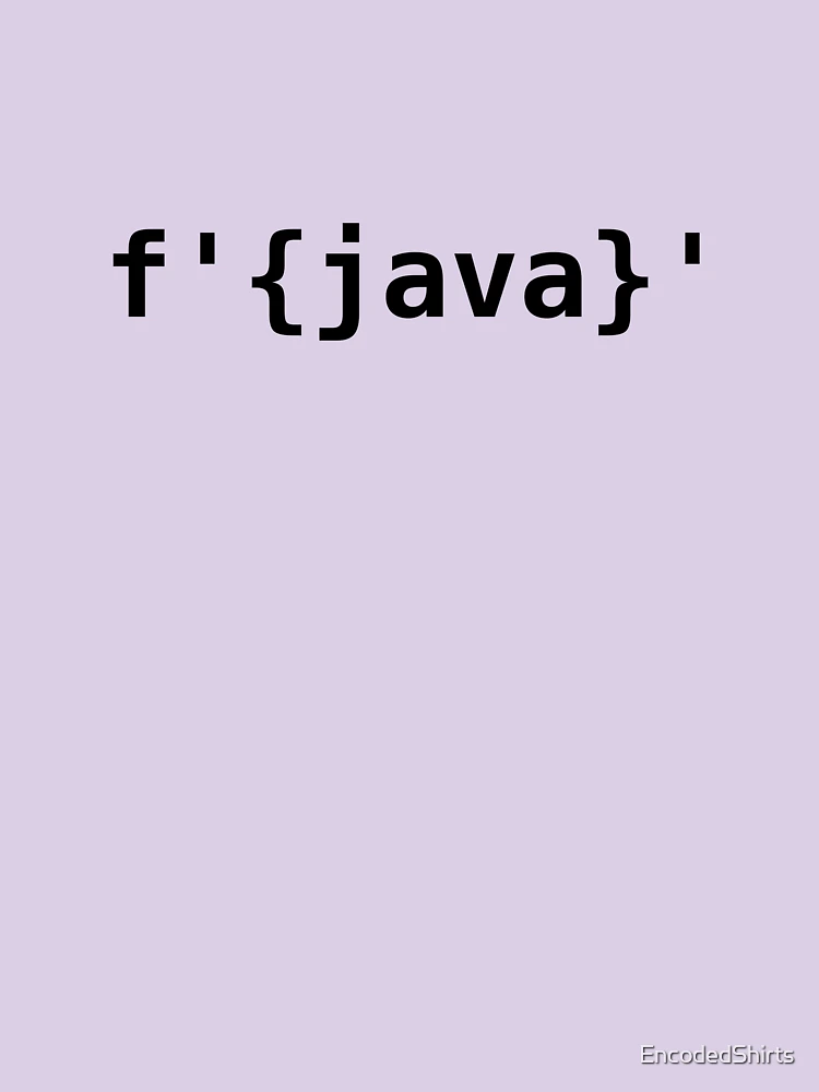 Imagen 6 de 6, Camiseta vintage con efecto desgastado con la obra Python> Java f-strings, diseñada y vendida por EncodedShirts.