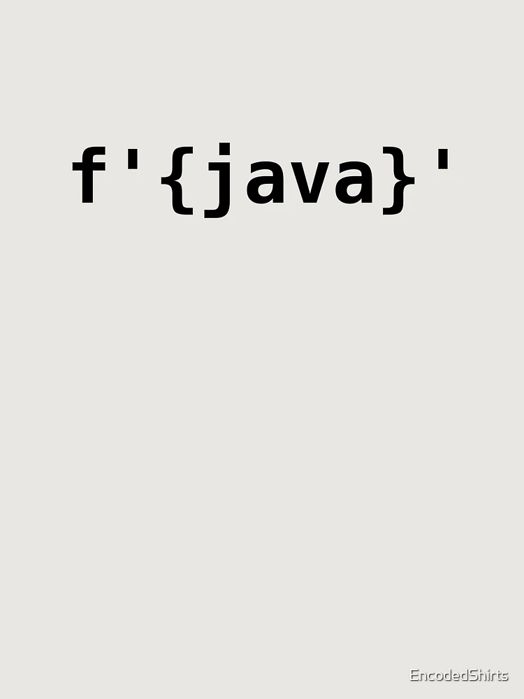 Thumbnail 6 of 6, Premium Oversized Sweatshirt, Python > Java f-strings designed and sold by EncodedShirts.