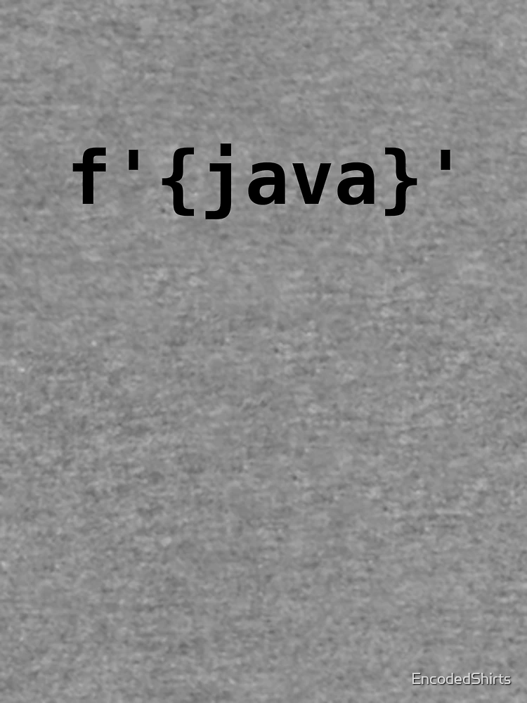 Thumbnail 6 von 6, Leichter Pullover, Python> Java-F-Strings designt und verkauft von EncodedShirts.