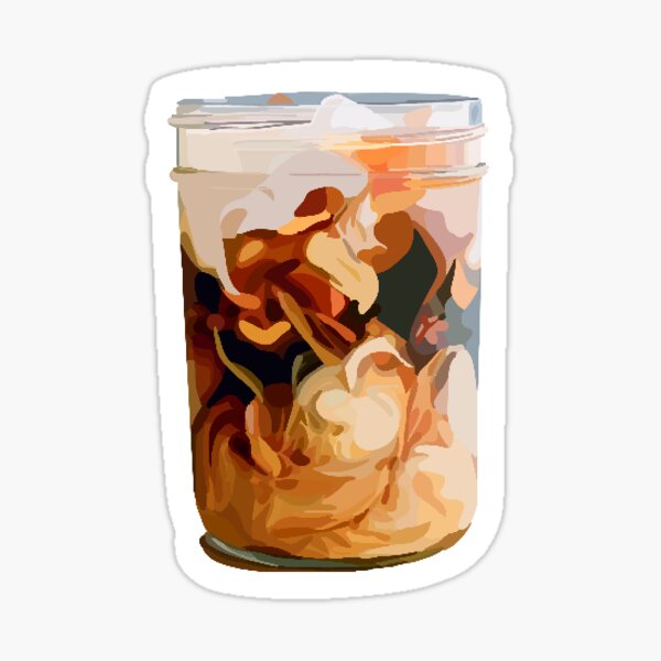 Coffee and Cream Sticker