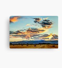 Sunset Madness Over The Colorado Canvas Print
