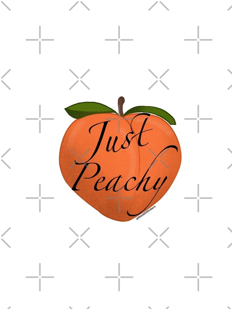 ""Just Peachy" Peach Emoji " iPhone Case for Sale by WorldOfStickers