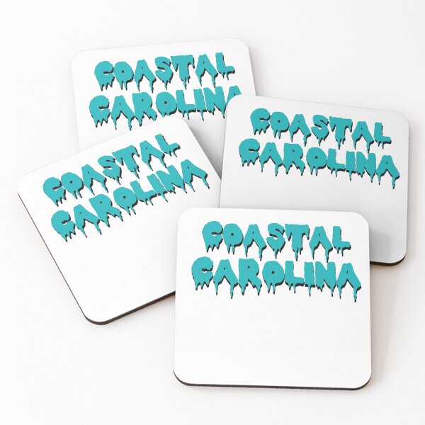 Item preview, coastal Carolina drip sticker designed and sold by gamedayfitsforu.