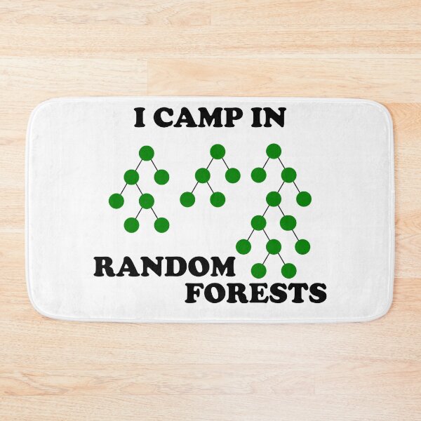 Item preview, I Camp in Random Forests - Green designed and sold by EncodedShirts.
