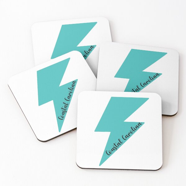 Item preview, Coastal Carolina lightning bolt designed and sold by gamedayfitsforu.