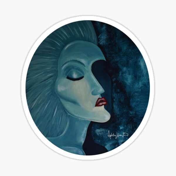 Blue Moon Sticker