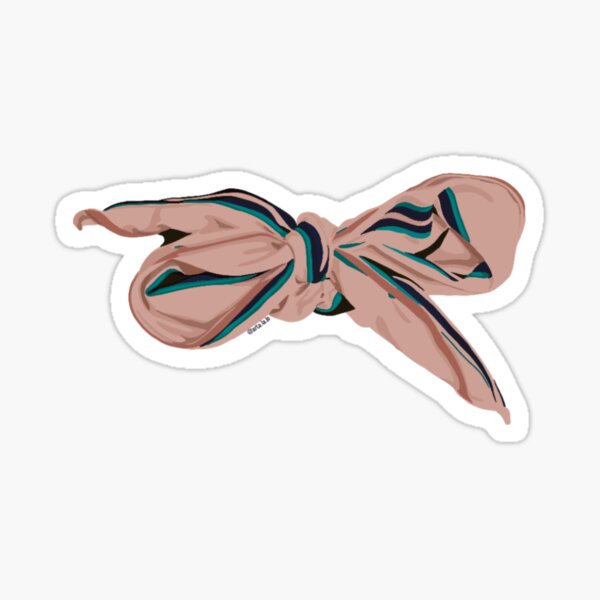 Pink Bow Sticker