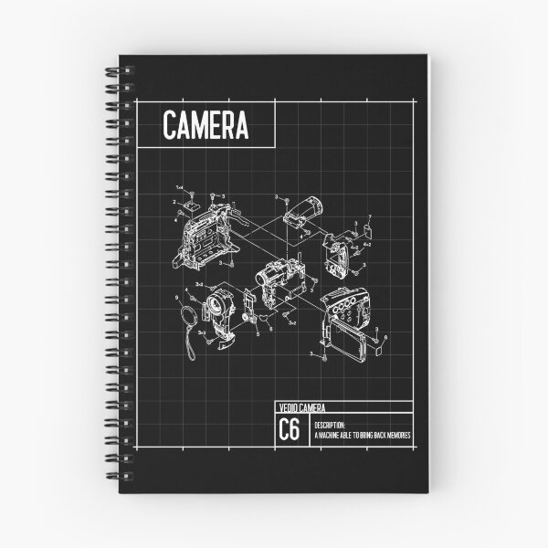 Item preview, Vintage vedio camera assembly sketch, blueprint.  designed and sold by fahim96.