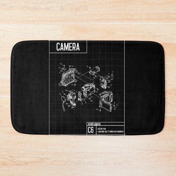 Item preview, Vintage vedio camera assembly sketch, blueprint.  designed and sold by fahim96.