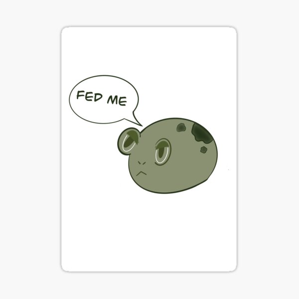 Froggo hambriento Pegatina