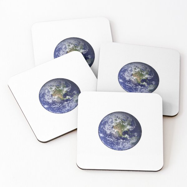 Item preview, Pixelized earth designed and sold by The-stickerss.