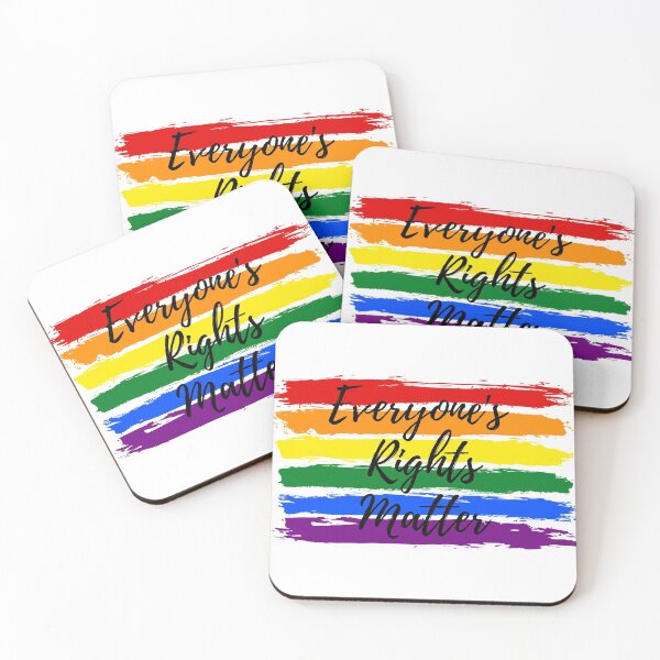 Item preview, Everyone's Rights Matter- LGBTQ designed and sold by PorcupineAndGun.