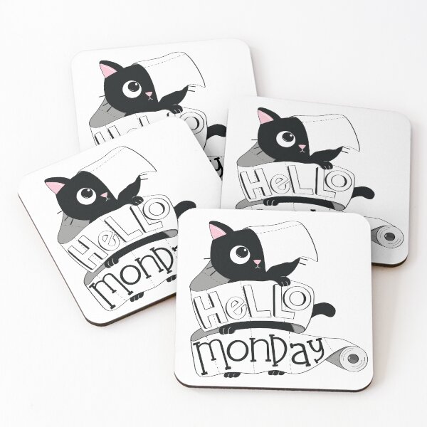 Item preview, Hello Monday Cat designed and sold by maijimenez.