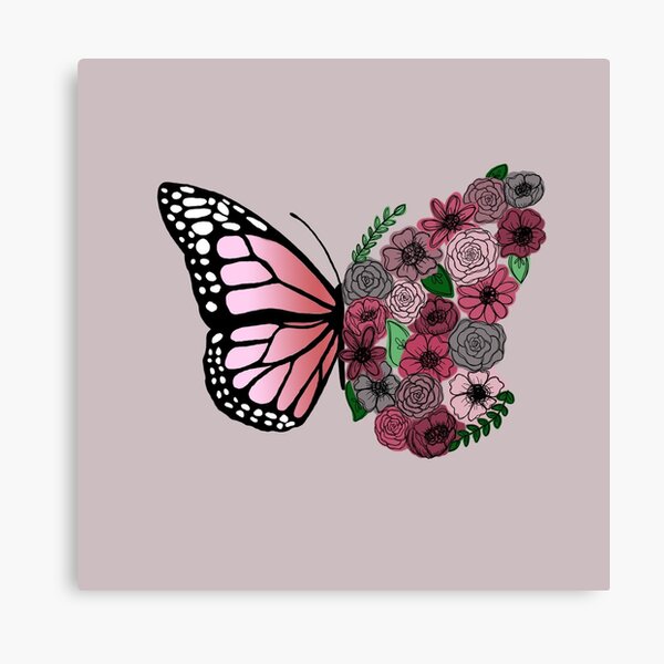 Free Free 303 Tattoo Half Butterfly Half Flower Svg SVG PNG EPS DXF File