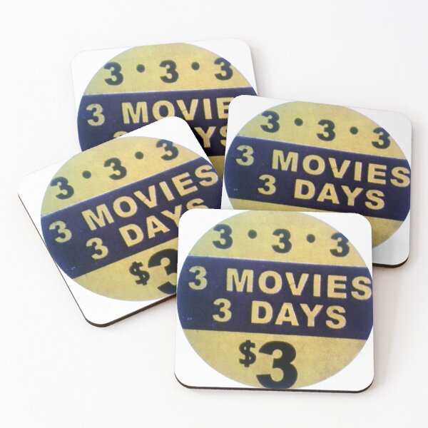 Item preview, VHS Rental 3 Movies 3 Days $3 designed and sold by misssallyb.