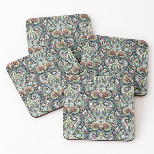 Item preview, Paisley Print w/ Teal, Magenta & Mustard Yellow designed and sold by somecallmebeth.