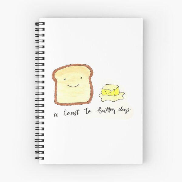 Item preview, A Toast to Butter Days Pun designed and sold by faithful-ink.