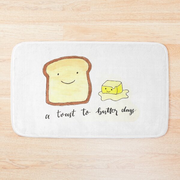 Item preview, A Toast to Butter Days Pun designed and sold by faithful-ink.