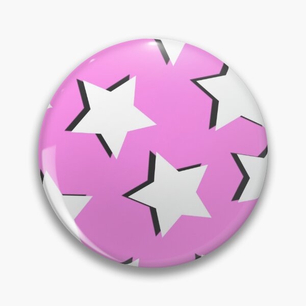 Item preview, White and Pink Stars designed and sold by Midlane Designs.