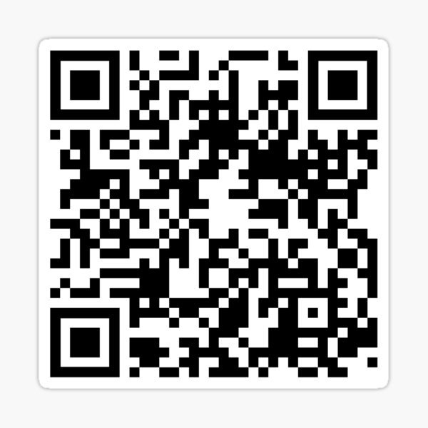 All star smash mouth qr code Sticker for Sale by julloo