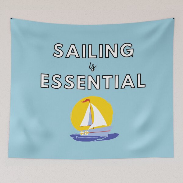 Item preview, Sailing is Essential designed and sold by greenflashwear.