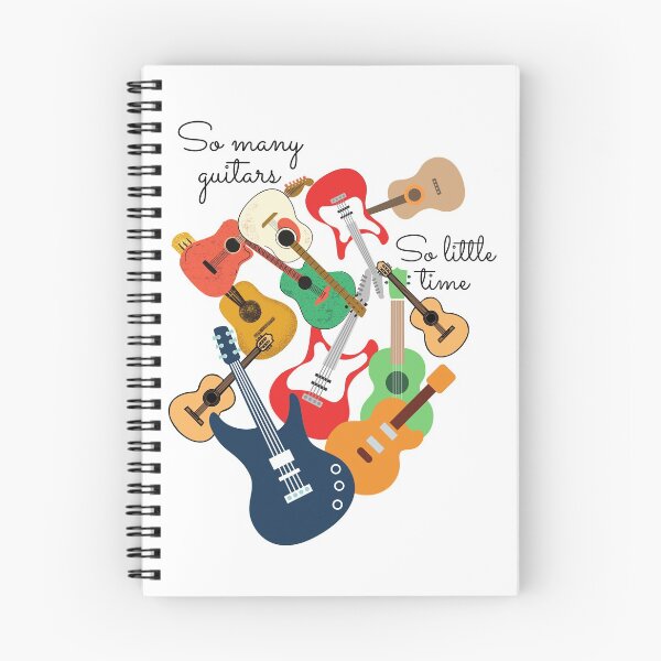 Item preview,  tan poco tiempo con ilustraciones de guitarras designed and sold by Linda La Guardia.