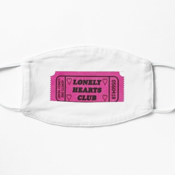 Lonely Hearts Club Face Masks Redbubble