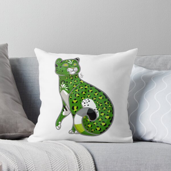 Item preview,  Con rasgos redondeados. El color base es el verde. designed and sold by voidofstars.